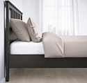 Ikea Хемнэс 200x180 (черно-коричневый, Лурой) 492.108.22