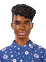 Barbie Ken Fashionistas Doll - Broad with Black Hair FXL61