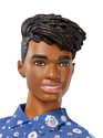 Barbie Ken Fashionistas Doll - Broad with Black Hair FXL61