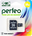 Perfeo PF64GMCSX10U1A microSDXC 64GB (с адаптером)