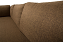 Divan Мансберг Textile (левый, коричневый/бежевый)