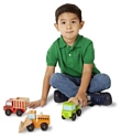 Melissa & Doug Classic Toy 3076 Stacking Construction Vehicles