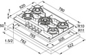 Franke FHFS 785 4G TC BK C