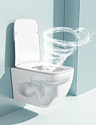 Roxen Cube bidet в комплекте с инсталляцией StounFix Slim 6 в 1 966807 (кнопка: серый гранит)