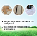 National Tree Company С качелями гнездо IgroWoods ДКНП-4 (не окрашен)