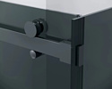 Grossman Classic 110x90x195 120.K33.04.1190.21.10 (черный матовый/тонированное стекло)