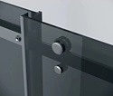Grossman Classic 110x90x195 120.K33.04.1190.21.10 (черный матовый/тонированное стекло)