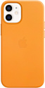 Apple MagSafe Leather Case для iPhone 12 mini (золотой апельсин)