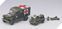 Academy U.S. Ambulance and Towing Tractor 1/72 13403