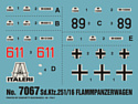 Italeri 7067 Sd. Kfz. 251/16 Flammpanzerwagen