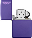 Zippo Classic Purple Matte Zippo Logo 237ZL