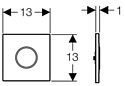 Geberit Sigma 10 116.025.SN.1