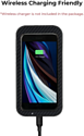Pitaka MagEZ для iPhone SE 2020 (twill, черный/розовое золото)