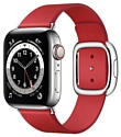 Apple Watch Series 6 GPS + Cellular 40mm Stainless Steel Case with Modern Buckle