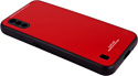 Case Glassy для Samsung Galaxy M01 (красный)