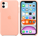 Apple Silicone Case для iPhone 11 (розовый грейпфрут)