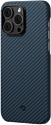 Pitaka MagEZ Case 3 для iPhone 14 Pro (1500D twill, черный/синий)