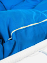 M-Group Лежебока 11180110 (с белым ротангом/синяя подушка)