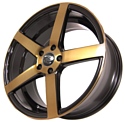 Sakura Wheels 9135 8.5x19/5x114.3 D73.1 ET38 Черный с бронзой
