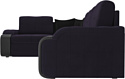 Лига диванов Николь 102974 (левый, велюр, фиолетовый)