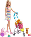 Barbie Прогулка со щенками GHV92