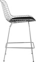 Stool Group Bertoia BTY-24L-P6 CH/BL (хромированный с черной подушкой)