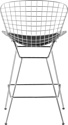 Stool Group Bertoia BTY-24L-P6 CH/BL (хромированный с черной подушкой)