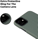 Pitaka Air Case для iPhone 11 (twill, черный/желтый)