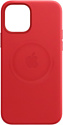 Apple MagSafe Leather Case для iPhone 12 mini (алый)