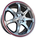 Sakura Wheels 356A 6.5x15/4x98 D67.1 ET35 Серый с полировкой