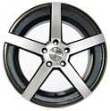 Sakura Wheels 9135 9x18/5x120 D74.1 ET30 Темно-серый с полировкой
