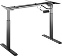 ErgoSmart Wooden Electric Desk 1300х750х27 мм (дуб мореный/черный)