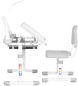 Anatomica Vitera + стул + выдвижной ящик + подставка + светильник (белый/серый)