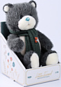 Milo Toys Little Friend Мишка с зеленым шарфом 9905659 (темно-серый)