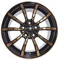 Sakura Wheels 9525 7x16/5x100 D73.1 ET45 Черный с бронзой