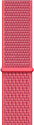 Apple из плетеного нейлона 44 мм (красный каркаде) MTMF2