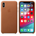 Apple Leather Case для iPhone XS Max Saddle Brown