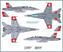 Italeri 1385 F/A-18 Hornet Swiss Air Forces