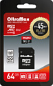 Oltramax Elite OM064GCSDXC10UHS-1-ElU1 microSDXC 64GB (с адаптером)