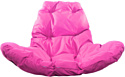 M-Group Капля Люкс 11030408 (черный ротанг/розовая подушка)