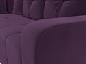 Mebelico Кембридж угловой 108816 (левый, велюр, фиолетовый)