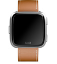 Fitbit кожаный для Fitbit Versa (L, saddle stitch)