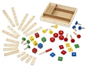Melissa & Doug Classic Toy 5151 Construction Building Set in a Box