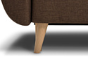 Divan Норфолк Textile (угловой, рогожка, коричневый)