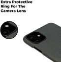 Pitaka Air Case для iPhone 11 (plain, черный/желтый)