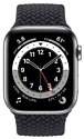 Apple Watch Series 6 GPS + Cellular 44mm Stainless Steel Case with Braided Solo Loop