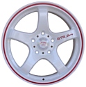 Sakura Wheels 391A 7.5x17/5x114.3 D73.1 ET42 White+Red
