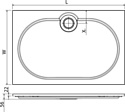 Cezares 120x80 TRAY-S-AH-120/80-56-LT (латте)