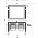 Aquanet Паола 120 00186114 (белый/золото)