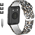 Rumi силиконовый для Huawei Watch FIT, Watch FIT Elegant (леопард)